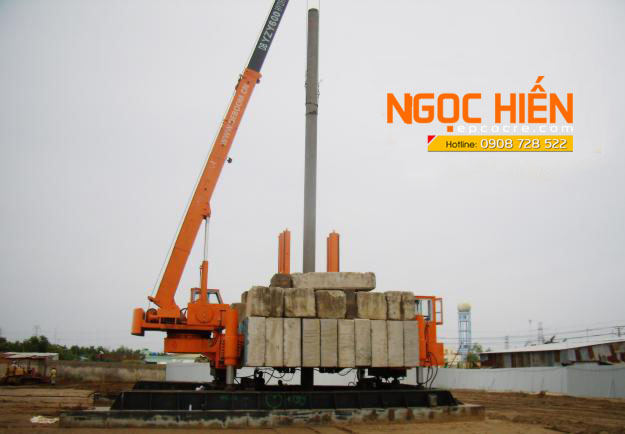 ÉP CỌC BÊ TÔNG Ở LONG AN